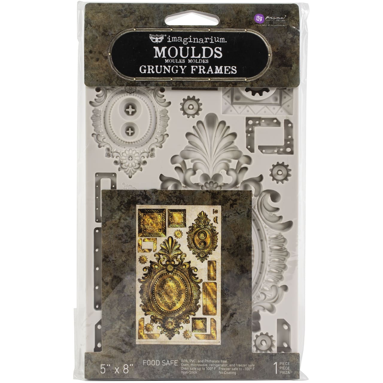 Finnabair&#xAE; D&#xE9;cor Moulds&#xAE; Grungy Frames Silicone Mold